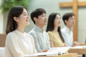 주일 예배 현장 모습